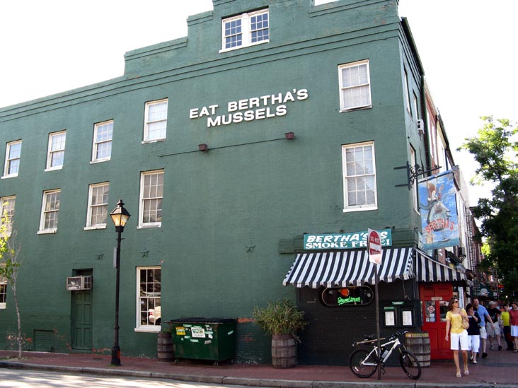 Bertha's Restaurant & Bar, 734 South Broadway, Fells Point, Baltimore, Maryland