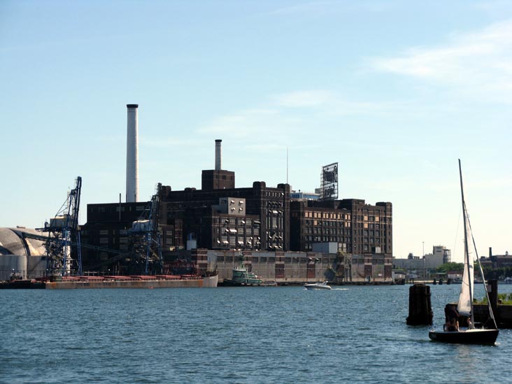 Domino Sugar Factory From Fells Point, Baltimore, Maryland