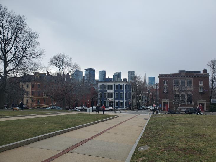 View From Bunker Hill, Freedom Trail, Boston, Massachusetts, January 15, 2023