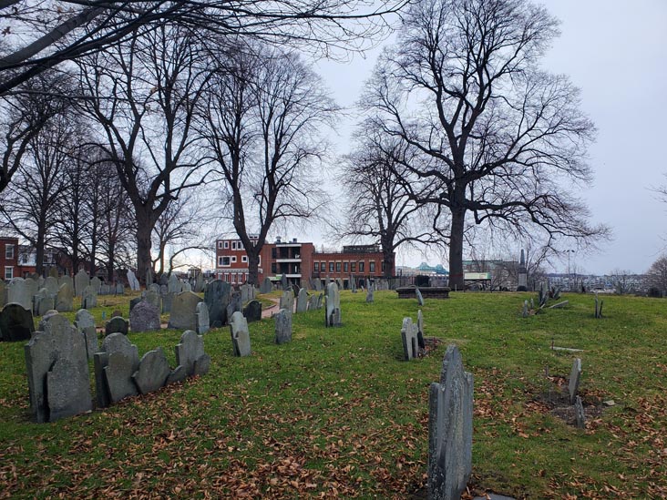 Copp's Hill Burying Ground, Freedom Trail, Boston, Massachusetts, January 15, 2023