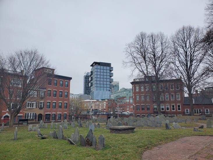 Copp's Hill Burying Ground, Freedom Trail, Boston, Massachusetts, January 15, 2023