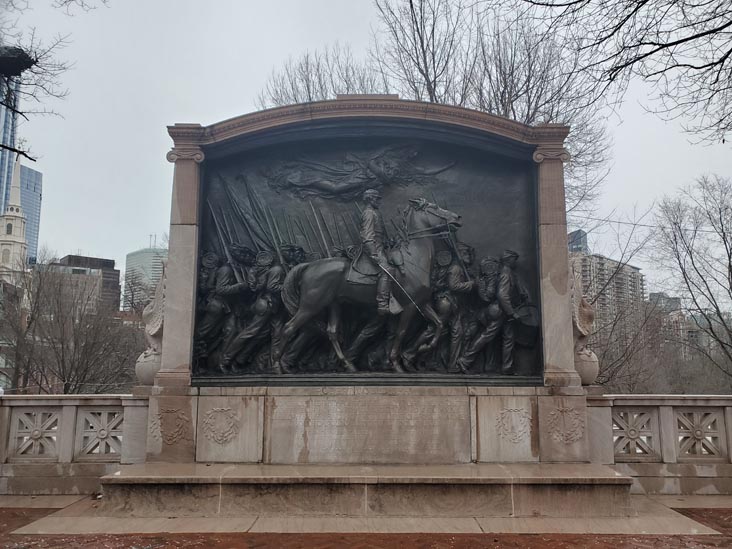 Robert Gould Shaw/54th Massachusetts Regiment Memorial, Boston Common, Freedom Trail, Boston, Massachusetts, January 15, 2023