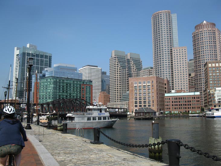 Fan Pier Plaza, Waterfront/Seaport District Bike Tour, South Boston, Boston, Massachusetts
