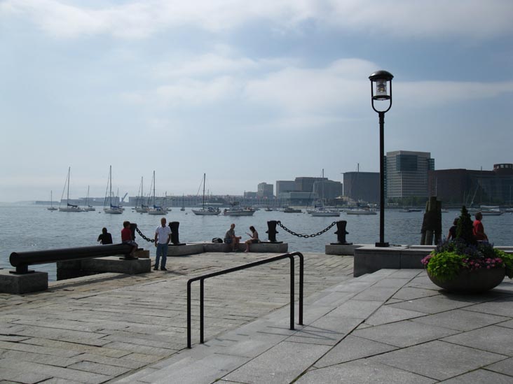 Inner Harbor From Long Wharf, Waterfront/Seaport District Bike Tour, Boston, Massachusetts