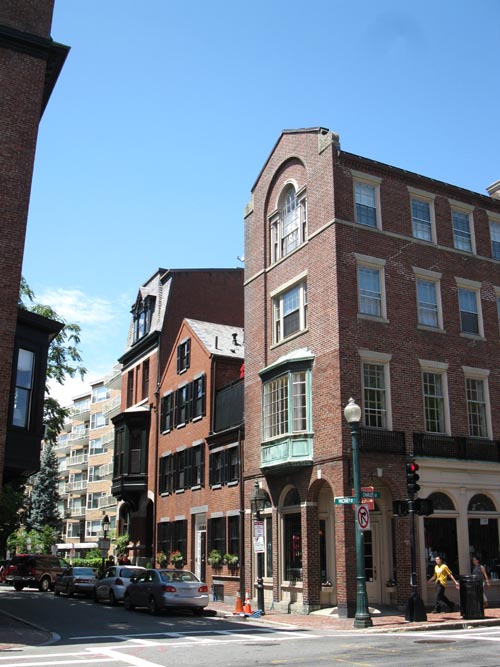 Charles Street and Pinckney Street, NW Corner, Beacon Hill, Boston, Massachusetts