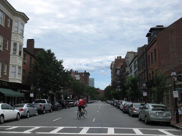Looking South Down Charles Street From Mt. Vernon Street, Beacon Hill, Boston, Massachusetts