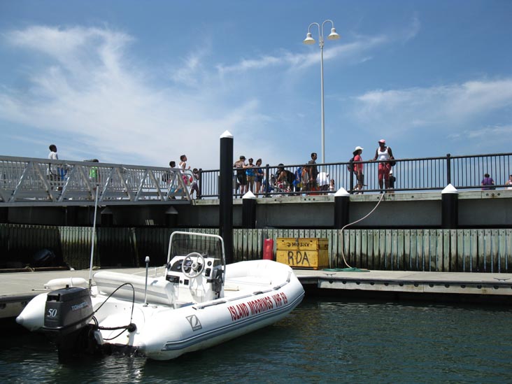 Dock Area, Spectacle Island, Flagship Adventures Boston Harbor Rigid Inflatable Boat (RIB) Tour, Boston Harbor, Boston, Massachusetts, July 24, 2010
