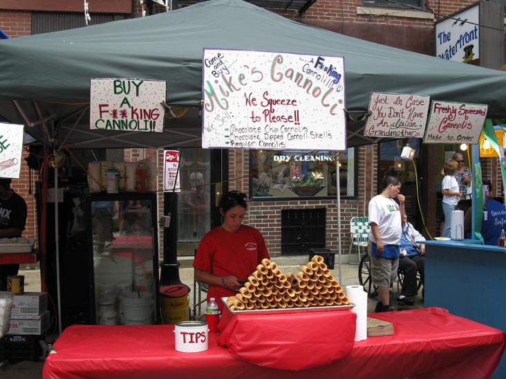 Mike's Cannoli, St. Joseph Feast, Hanover Street, North End, Boston, Massachusetts, July 24, 2010