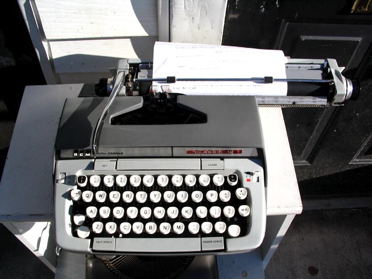 Smith-Corona Classic 12 Typewriter, Amherst Typewriter and Computer Service, 41 North Pleasant Road, Amherst, Massachusetts