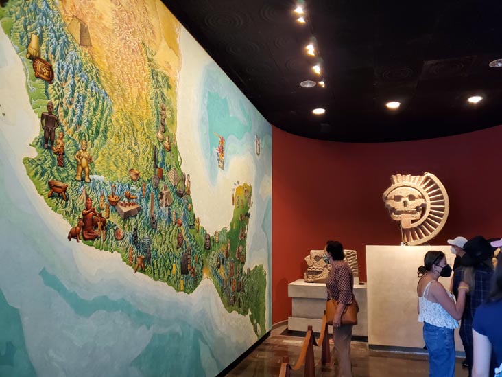 Disc of Mictlantecuhtli, Teotihuacán Hall, Museo Nacional de Antropología/National Museum of Anthropology, Mexico City/Ciudad de México, Mexico, August 17, 2021