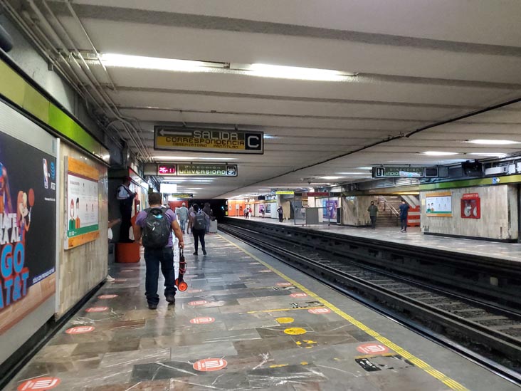 Balderas Metro Station, Centro Histórico, Mexico City/Ciudad de México, Mexico, August 14, 2021