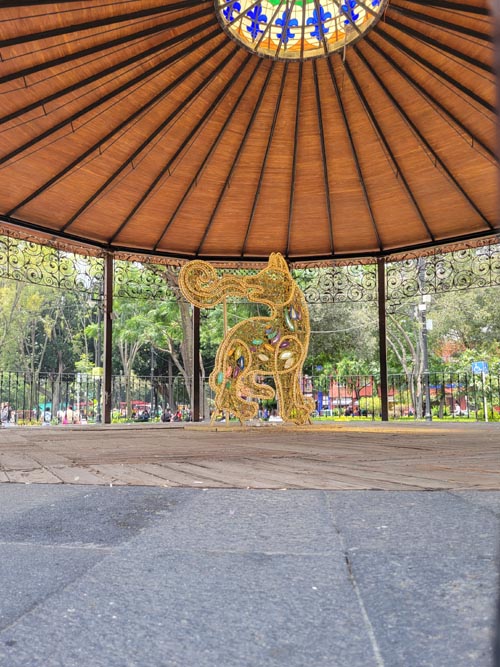 Plaza Hidalgo, Coyoacán, Mexico City/Ciudad de México, Mexico, August 19, 2021