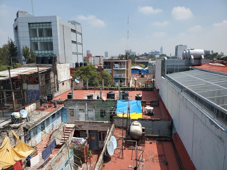 View From Rooftop, Museo del Juguete Antiguo México, Colonia Doctores, Mexico City/Ciudad de México, Mexico, August 9, 2021