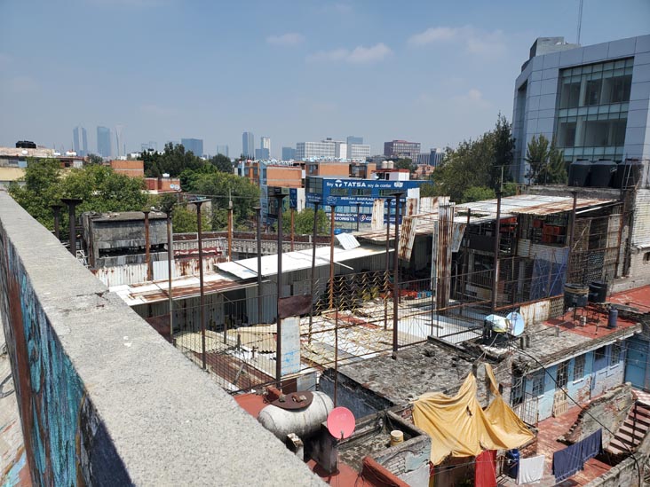 View From Rooftop, Museo del Juguete Antiguo México, Colonia Doctores, Mexico City/Ciudad de México, Mexico, August 9, 2021