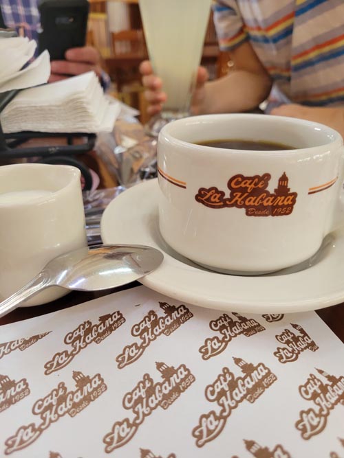 Coffee, Café La Habana, Avenida Bucareli 62, Colonia Juárez, Mexico City/Ciudad de México, Mexico, August 28, 2021