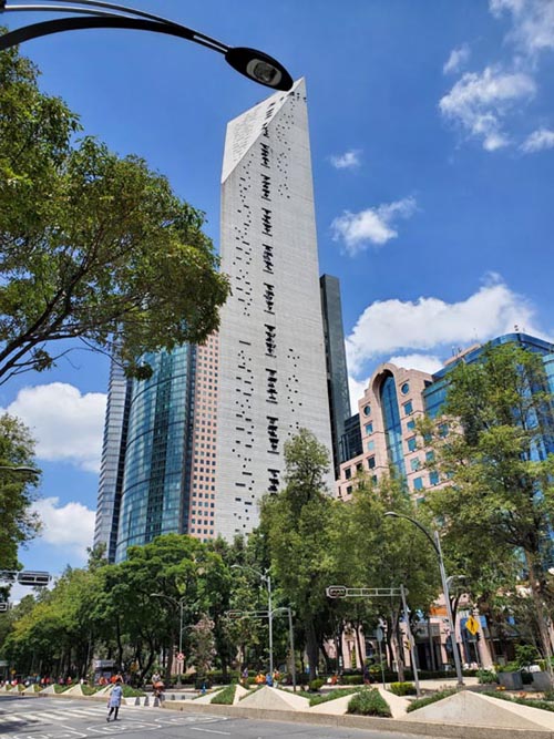 Torre Reforma, Paseo de la Reforma Near Fuente de La Diana Cazadora, Mexico City/Ciudad de México, Mexico, August 15, 2021