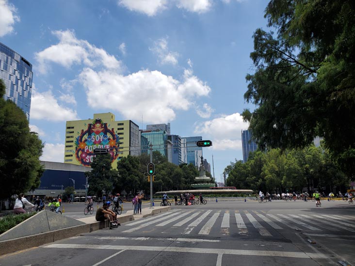 Fuente de La Diana Cazadora, Paseo de la Reforma, Mexico City/Ciudad de México, Mexico, August 15, 2021