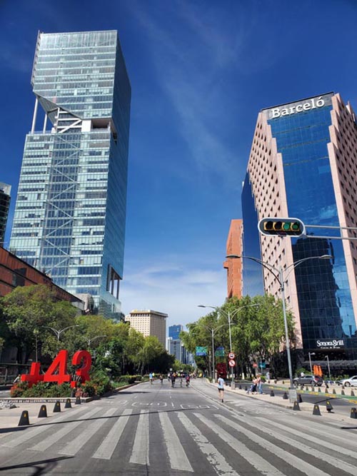 Paseo de la Reforma, Mexico City/Ciudad de México, Mexico, August 29, 2021