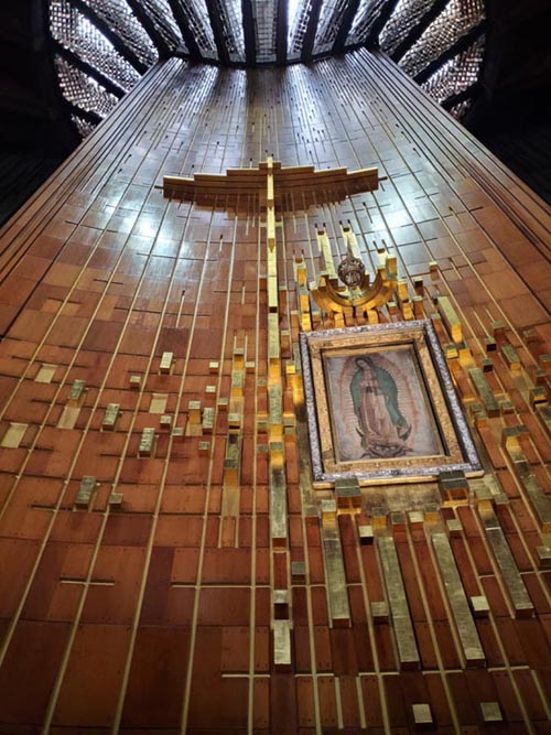 Our Lady of Guadalupe Cloak, Basílica de Santa María de Guadalupe, Colonia Villa de Guadalupe, Mexico City/Ciudad de México, Mexico, August 14, 2021