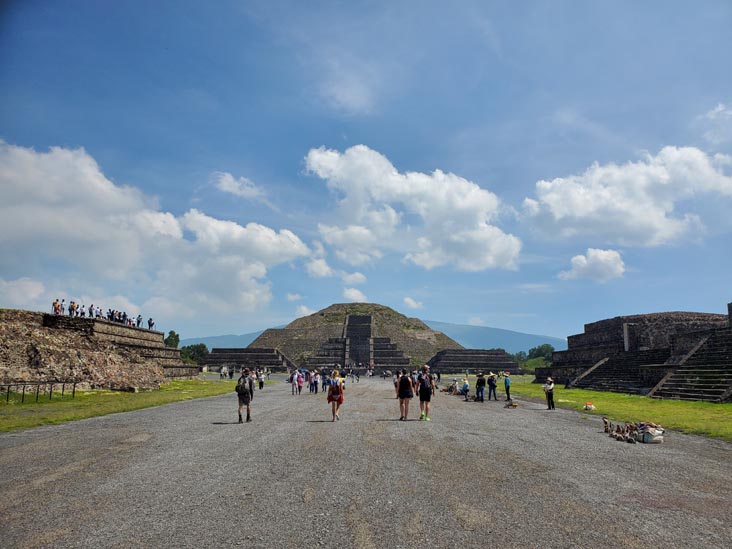 Avenue of the Dead and Pyramid of the Moon, Teotihuacán, Estado de México, Mexico, August 18, 2021