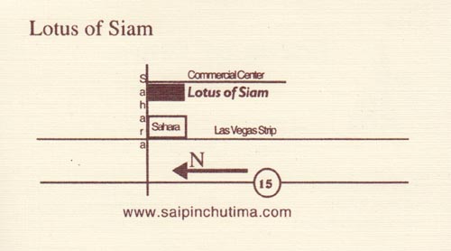 Lotus of Siam Business Card