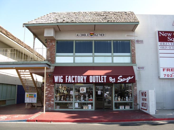 Wig Factory Outlet By Serge, 953 East Sahara Avenue, Suite A-102, Las Vegas, Nevada