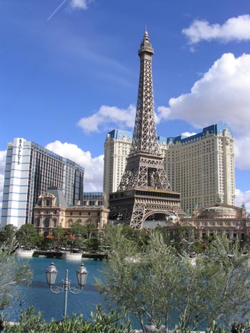 Paris Las Vegas from the Bellagio, Las Vegas, Nevada