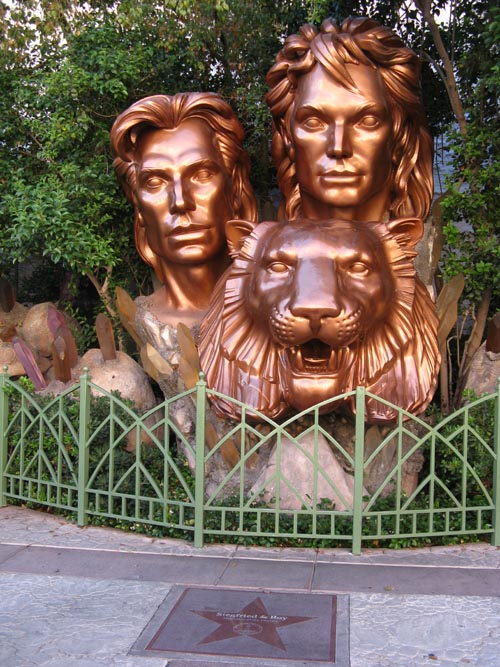 Siegfried and Roy Statue, The Mirage, 3400 Las Vegas Boulevard South, Las Vegas, Nevada