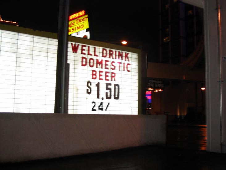 Well Drink, Near The Strip, Las Vegas, Nevada