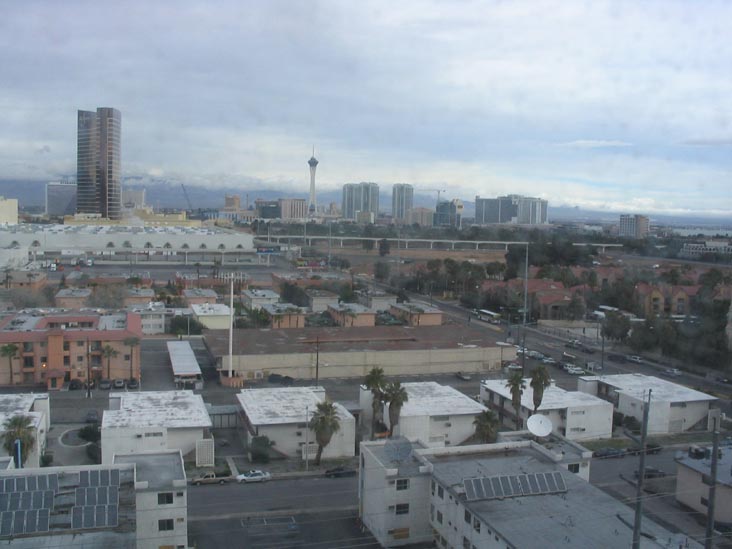 View Looking North from the Westin Casuarina, 160 East Flamingo Road, Las Vegas, Nevada