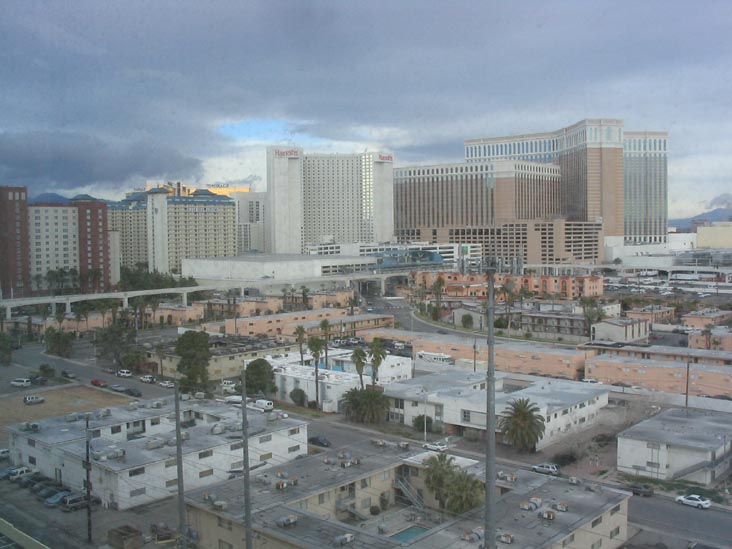 View Looking North from the Westin Casuarina, 160 East Flamingo Road, Las Vegas, Nevada