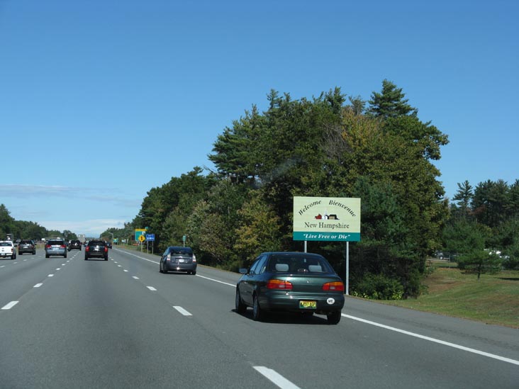 Northbound Interstate 95 Near Massachusetts Border, New Hampshire