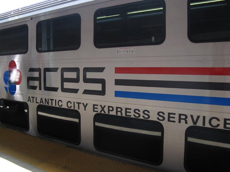 Atlantic City Express Service ACES Train, Atlantic City Rail Terminal, Atlantic City, New Jersey