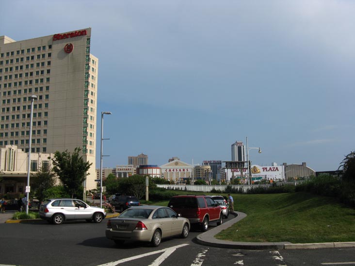 Atlantic City Casinos From Atlantic City Rail Terminal, Atlantic City, New Jersey