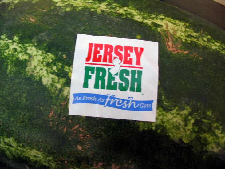 Watermelon, Corn Stop Farm Market, Route 206 at Litecky Drive, Burlington County, New Jersey