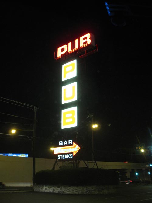 The Pub Restaurant and Bar, 7600 Kaighn Avenue/Route 130 South at Airport Circle, Pennsauken, New Jersey