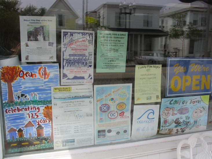 Store Window, West Side of Asbury Avenue Between 6th and 7th Streets, Ocean City, New Jersey