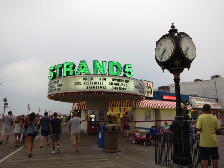 Strand 5 Theater, Ocean City Boardwalk, Ocean City, New Jersey, July 21, 2013