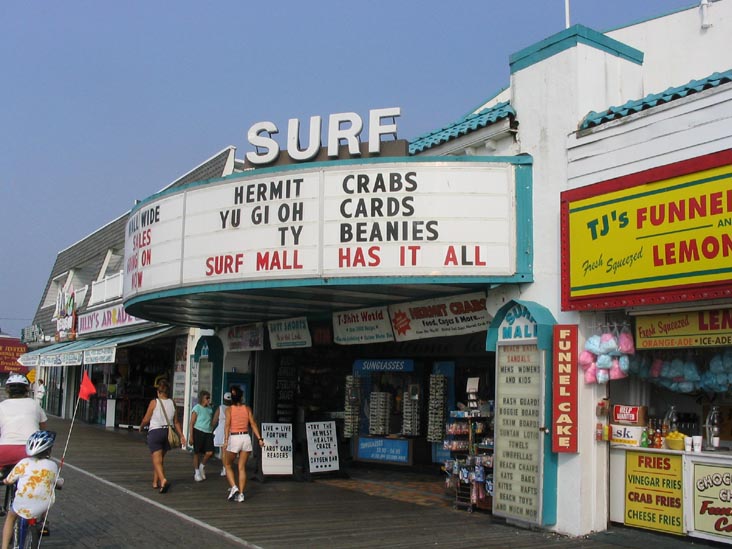 Surf Mall, Boardwalk Between 11th and 12th Streets, Ocean City, New Jersey, August 21, 2004