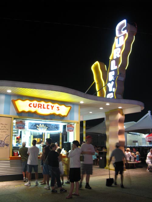 Curley's Fries, Boardwalk, Wildwood, New Jersey, July 24, 2009