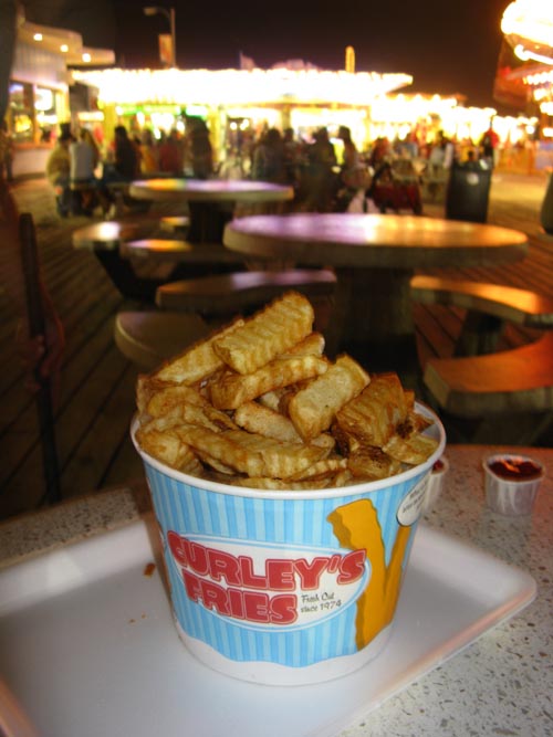 Bucket of Fries, Curley's Fries, Boardwalk, Wildwood, New Jersey, July 24, 2009