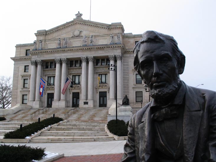 Abraham Lincoln Statue, Essex County Courthouse, 50 West Market Street, Newark, New Jersey