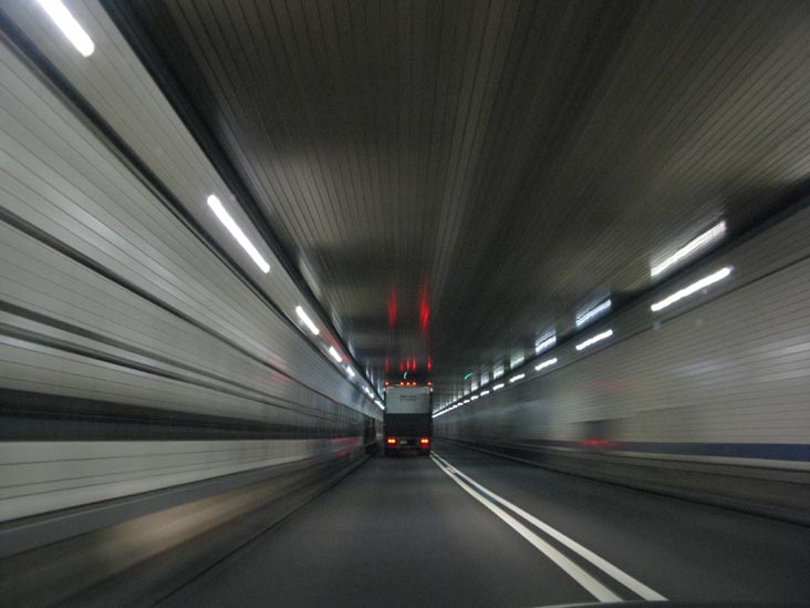 Lincoln Tunnel, Driving Eastbound Into Manhattan, October 27, 2008, 2:34 a.m.