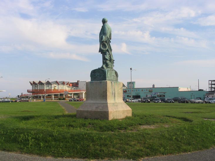 James Bradley Statue, Atlantic Square Park, Asbury Park, New Jersey
