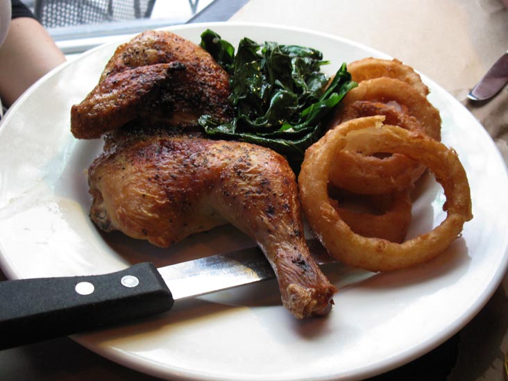 Half Roasted Chicken, Brickwall Tavern and Dining Room, 522 Cookman Avenue, Asbury Park, New Jersey