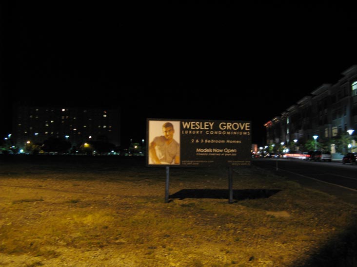 Wesley Grove at Asbury Park Billboard, Cookman Avenue and Heck Street, NE Corner, Asbury Park, New Jersey, August 31, 2008