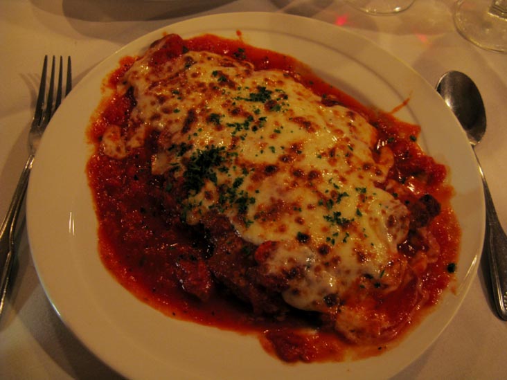 Chicken Parmigiana, Jimmy's Italian Restaurant, 1405 Asbury Avenue, Asbury Park, New Jersey