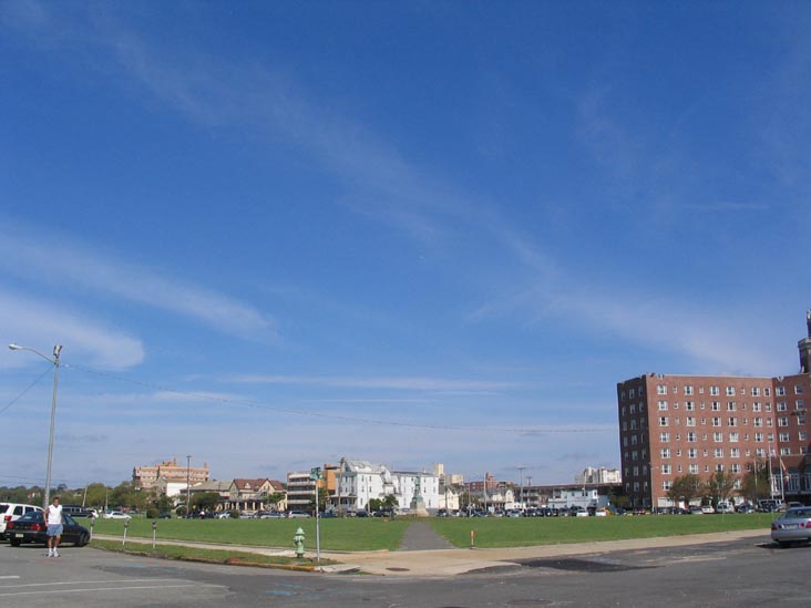 Atlantic Square Park From 5th Avenue and Ocean Avenue, Asbury Park, New Jersey