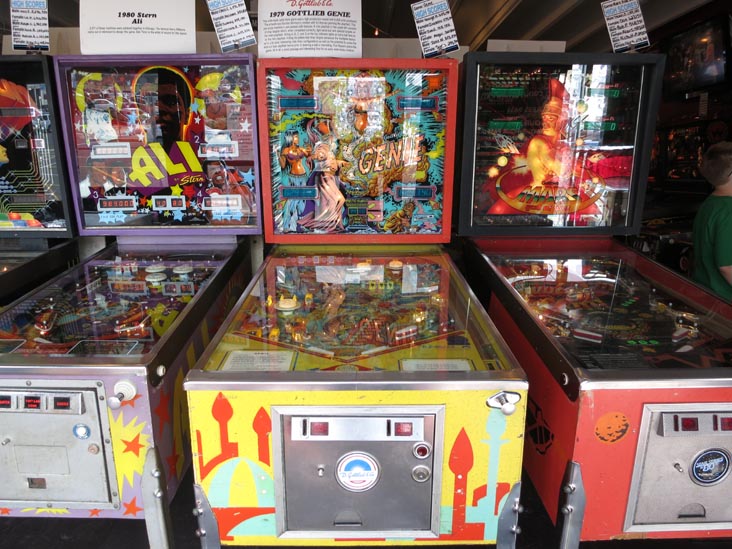 Late 70s-Early 80s Pinball Machines, Silverball Museum Pinball Hall of Fame, 1000 Ocean Avenue, Asbury Park, New Jersey, August 21, 2013