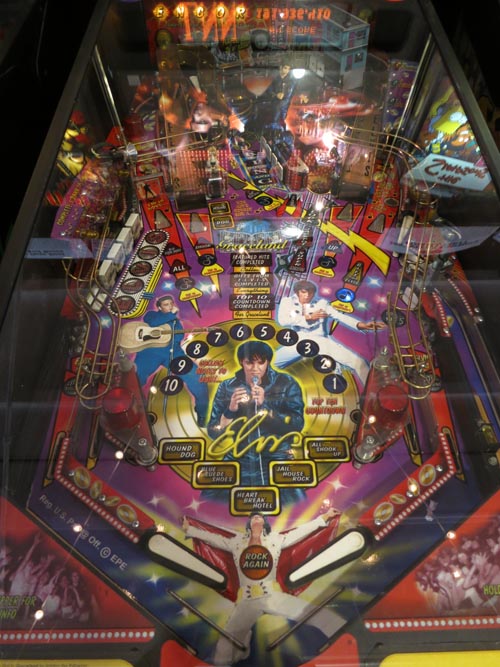 Elvis Pinball Machine, Silverball Museum Pinball Hall of Fame, 1000 Ocean Avenue, Asbury Park, New Jersey, August 21, 2013